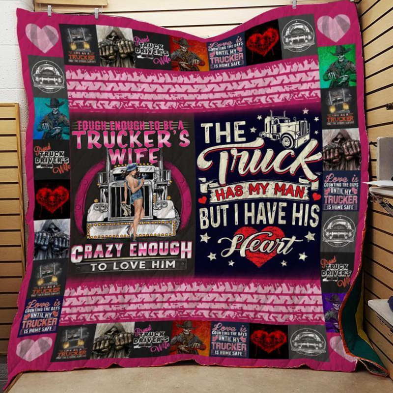 Trucker Wife Hp Quilt Blanket