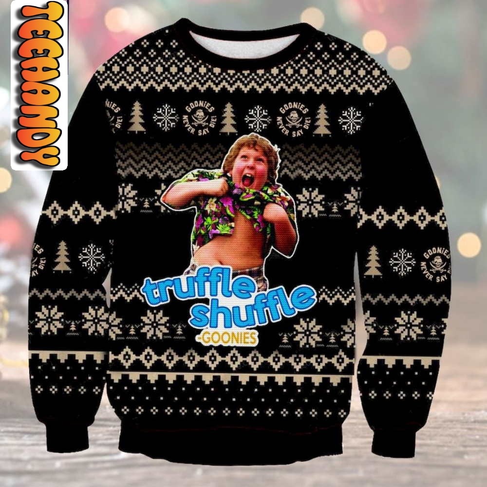 Truffle Shuffle Goonies Ugly Christmas Sweater