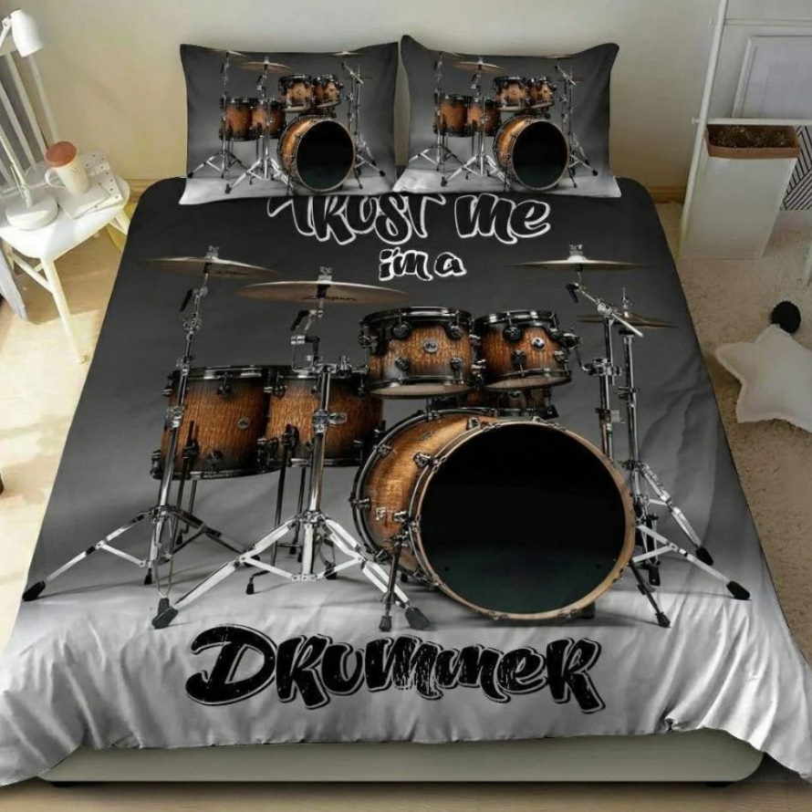 Trust Me Im A Drummer 3D Bedding Sets