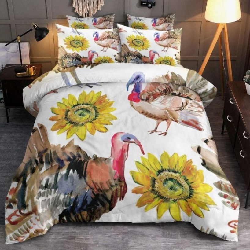 Turkey Cotton All Over Printed 3D Bedding Sets