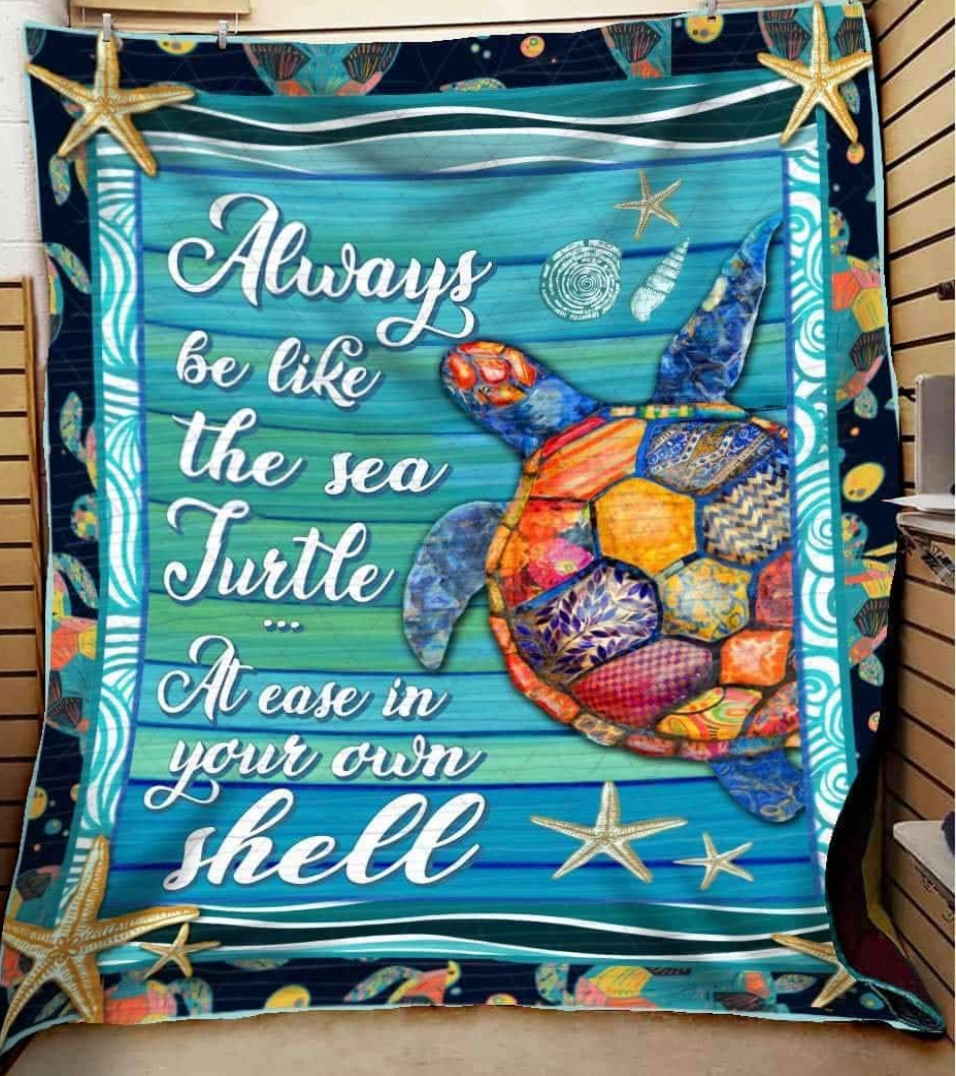 Turtlein Your Own Shell Quilt Blanket