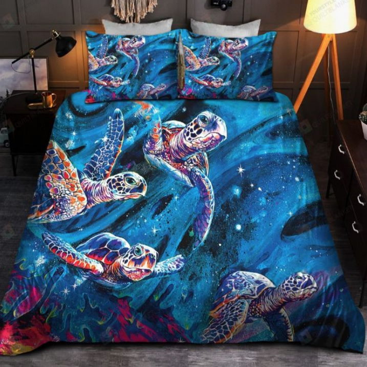 Turtles Under The Sea 3D Bedding Set