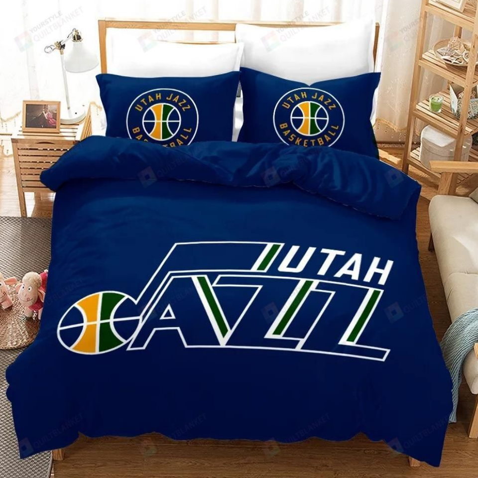 Utah Jazz Basketball 3D Bedding Set