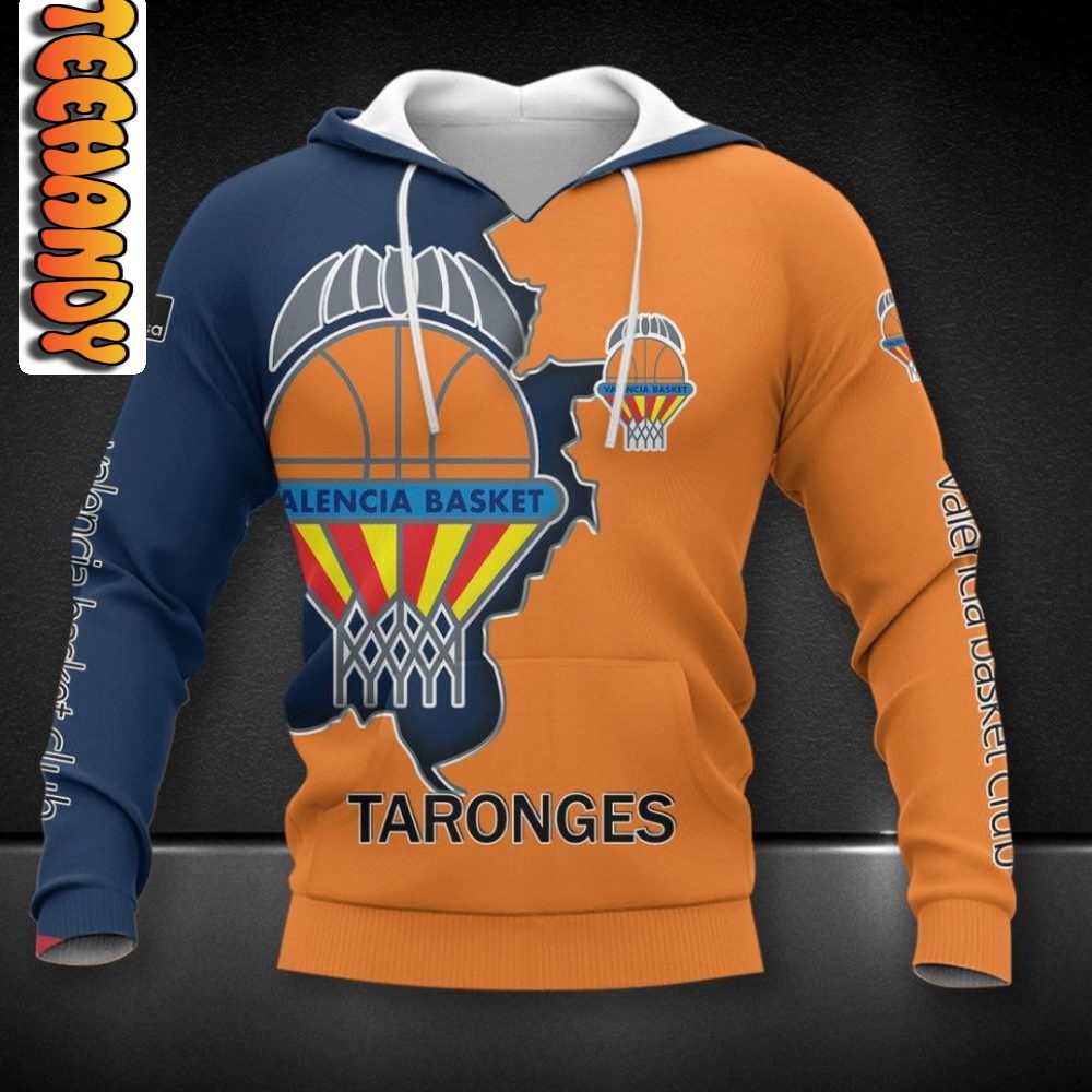 Valencia Basket 3D Hoodie