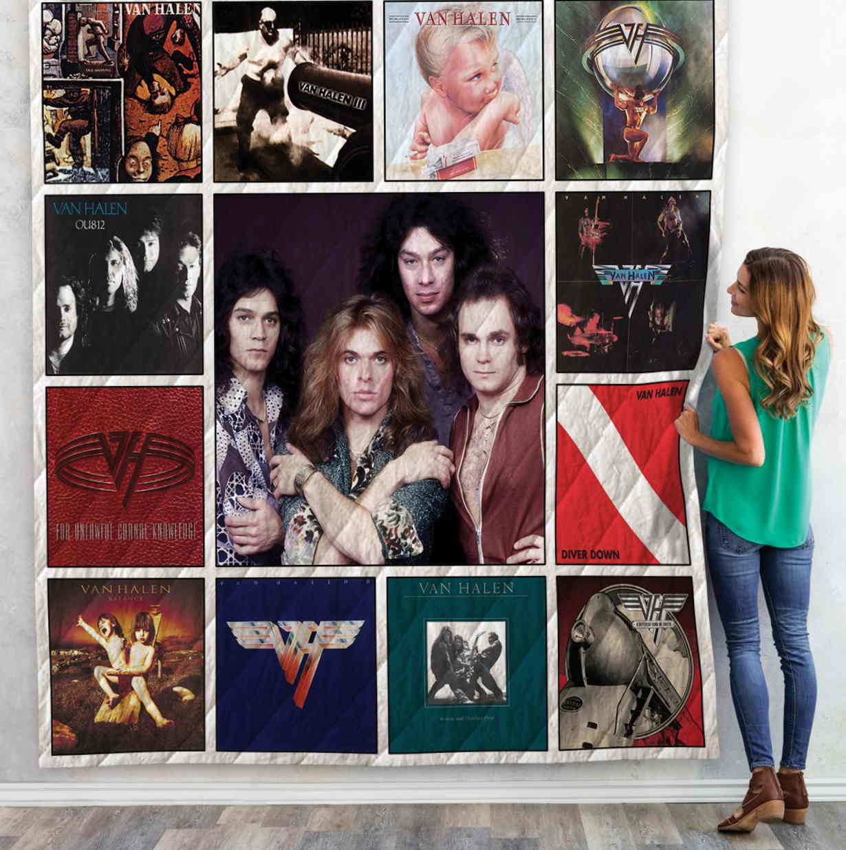 Van Halen Quilt Blanket