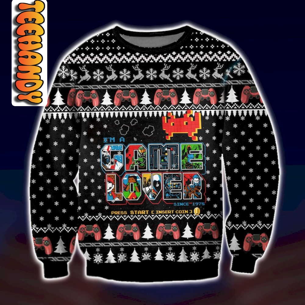 Video Game Lover Ugly Christmas Sweater