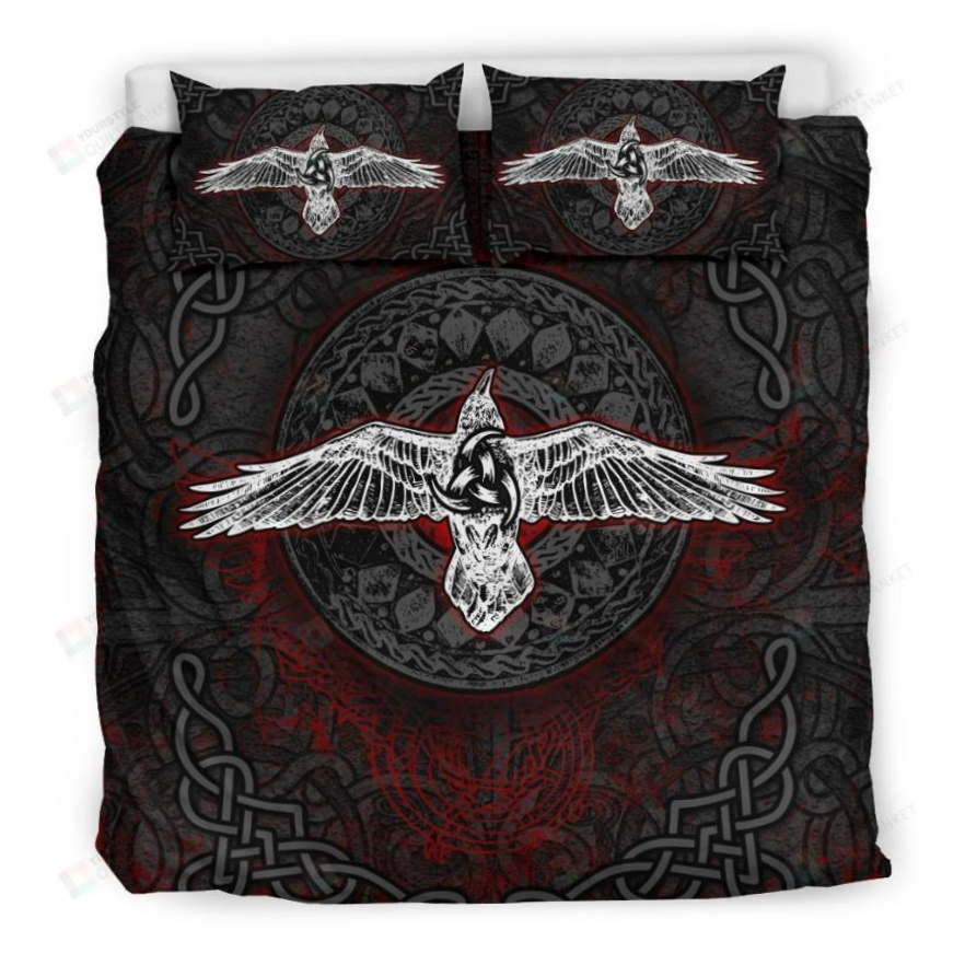 Viking Raven 3D Bedding Set