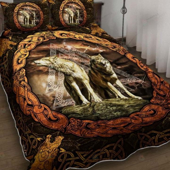 Viking Wolf Bedding Set