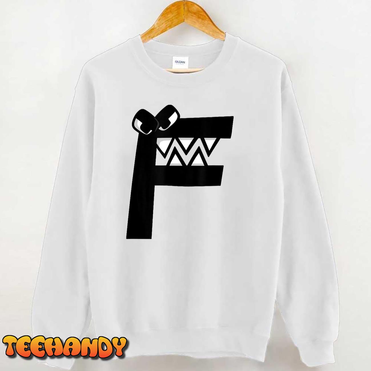 Villain Alphabet Lore F Costume Boys Matching Evil Letter T-Shirt