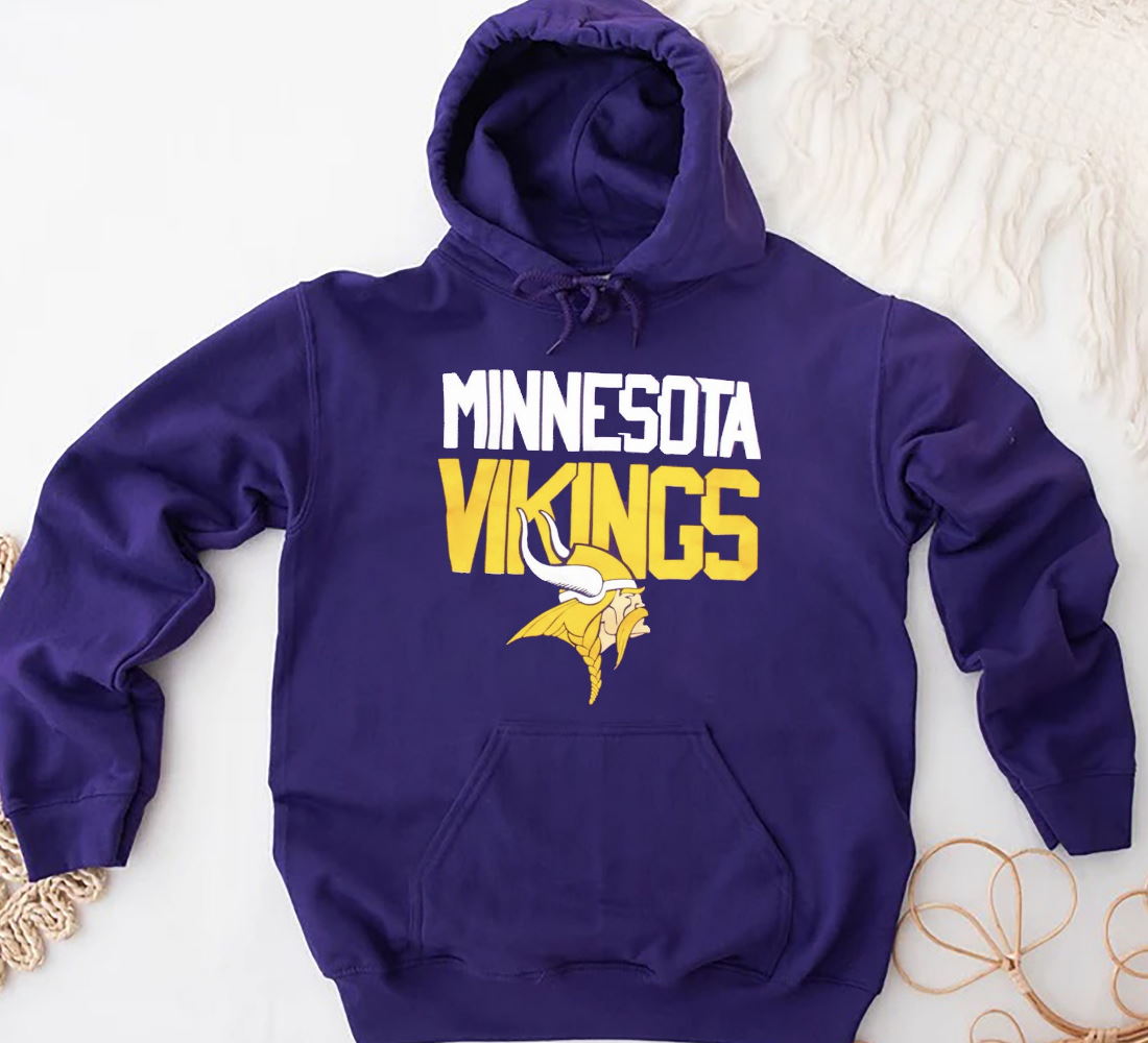 Vintage Minnesota Vikings Sweatshirt Retro Minnesota Hoodie