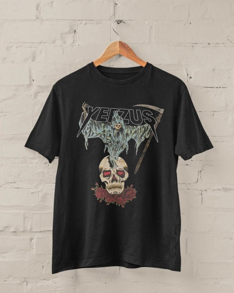 Vintage Yeezus Tour Tee, YEEZUS Reaper Kanye West Tour Shirt