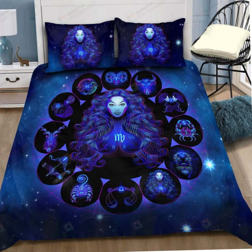 Virgo Zodiac All Over Printed Bedding Set