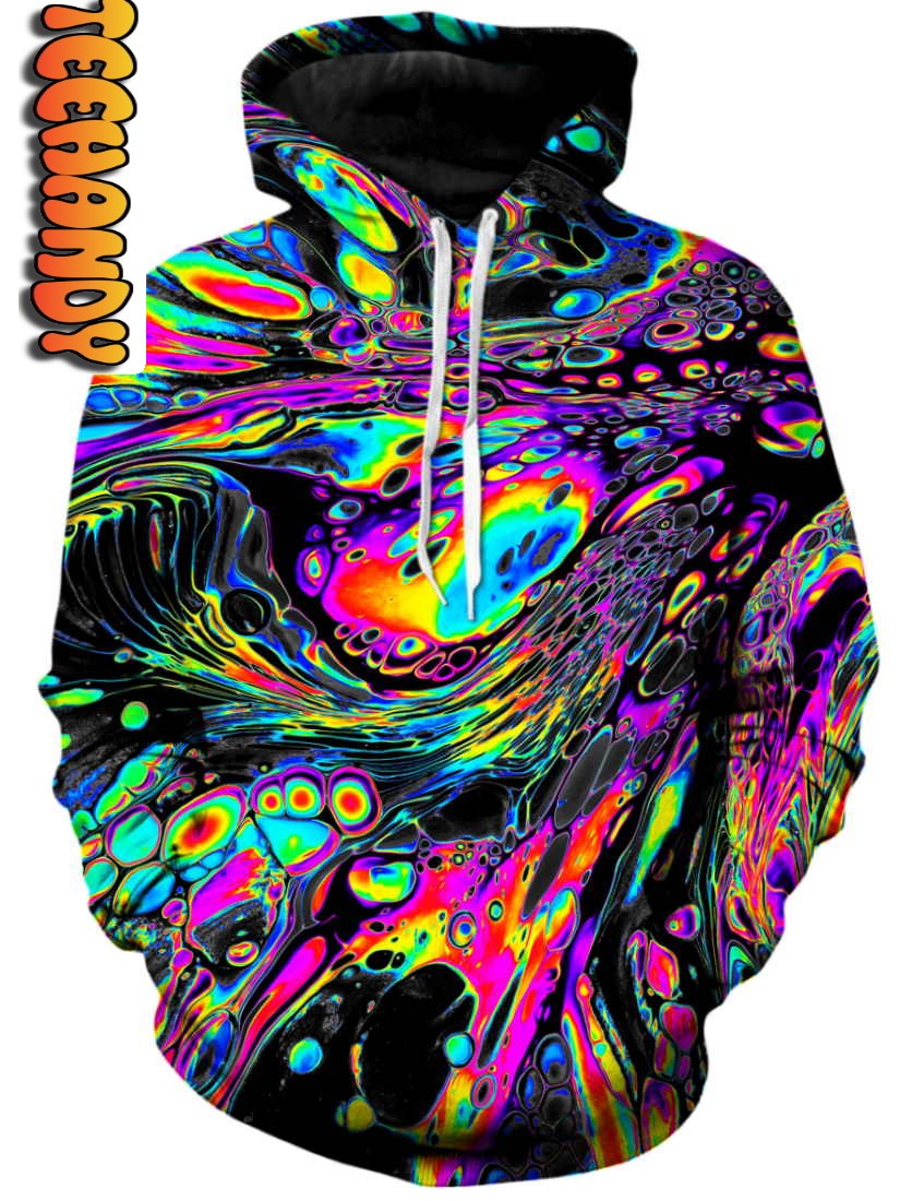 Rainbow Magma Unisex 3D Hoodie