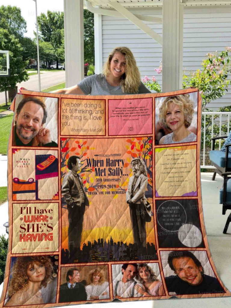 When Harry Met Sally Quilt Blanket