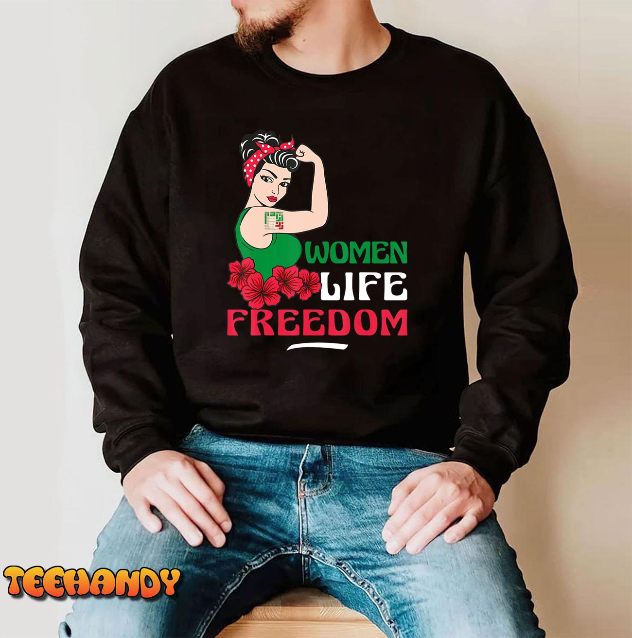 Women Life Freedom, Support Women Iran, Cute Iranian Women T-Shirt