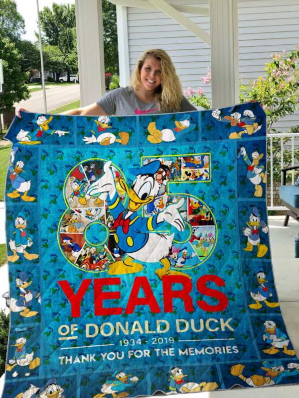 Years Of Donald Duck 3D Quilt Blanket