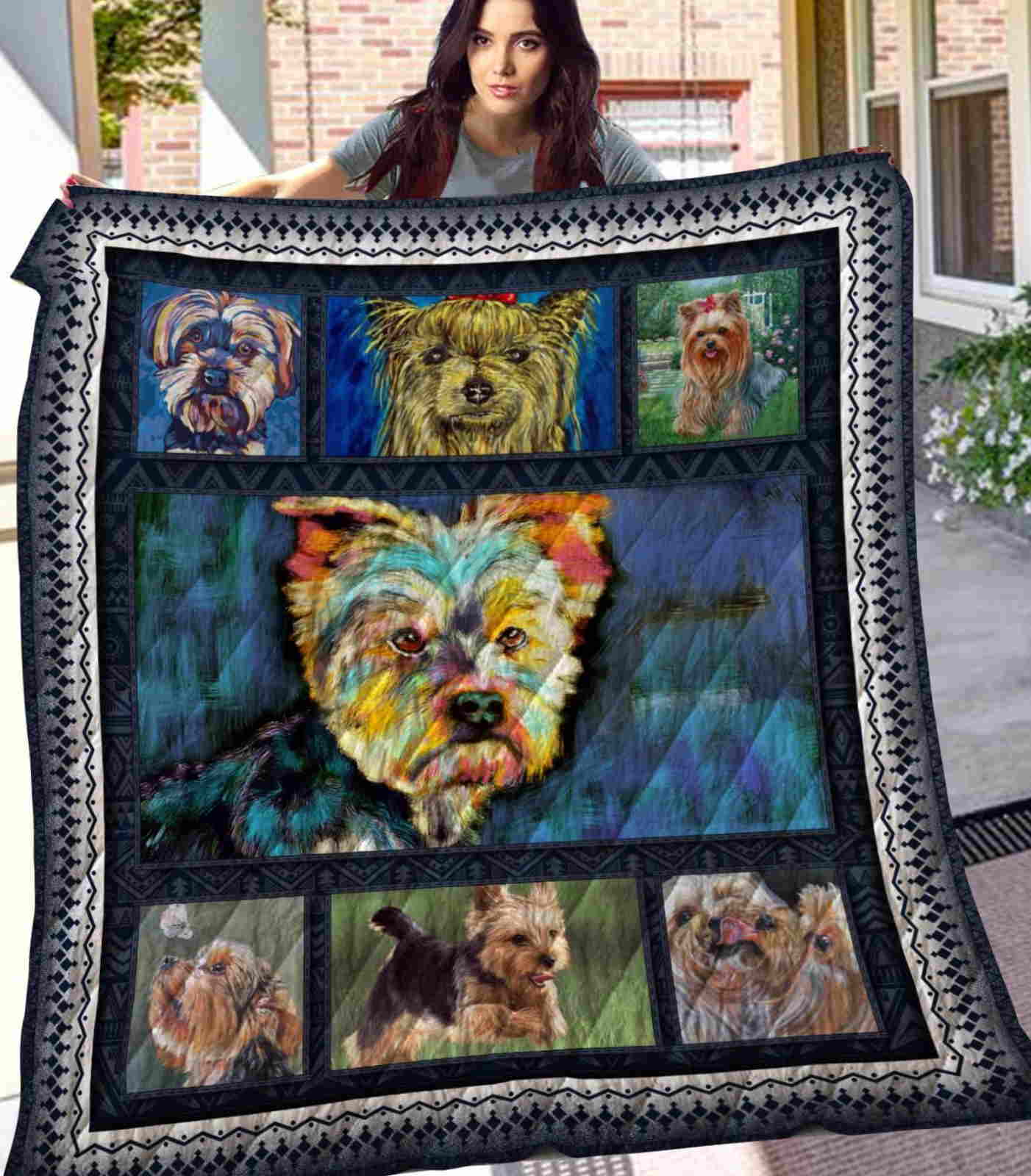 Yorkshire Terrier I Want Yorkshire Terrier Quilt Blanket