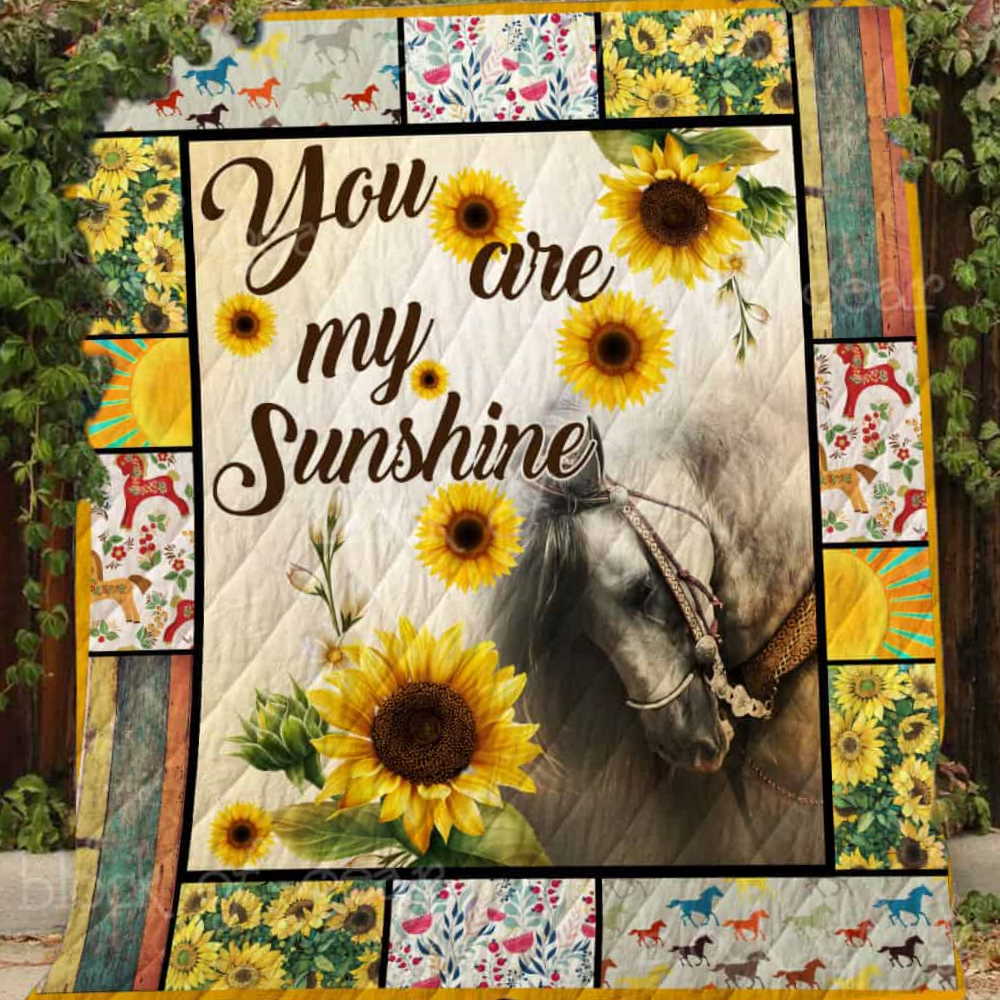You Are My Sunshine All Over Printed 3D Quilt Blanket