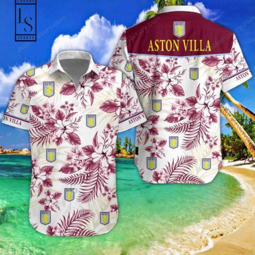 Aston Villa Hawaiian Shirt