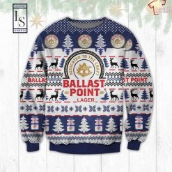 Ballast Point Lager Beer Ugly Christmas Sweater
