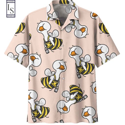 Bee Duck Cutie Hawaiian Shirt