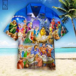 Birth Of Jesus Hawaiian Shirt