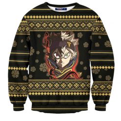 Black Clover Sweater, Black Clover Christmas 3D Sweater