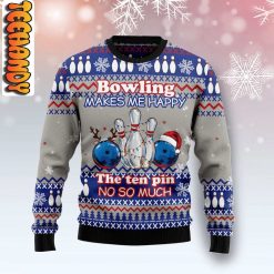 Bowling Merry Christmas Ugly Christmas Sweater