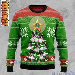 Boxer Pine Christmas Tree Ugly Christmas Sweater