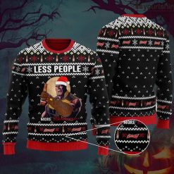 Budweiser Beer Thanos Less People More Ugly Christmas Sweater