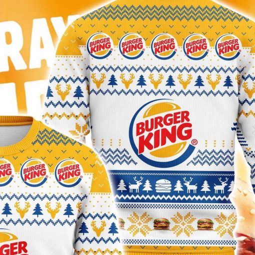 Burger Kings Ugly Christmas Sweater