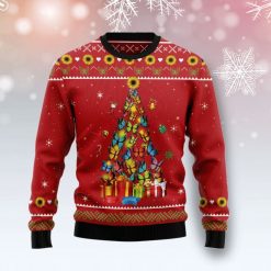 Butterfly Christmas Tree Sweater
