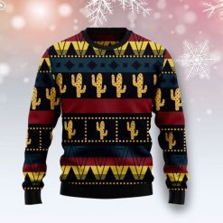 Cactus Ugly Christmas 3D Sweater