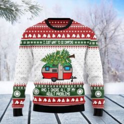 Camping Christmas 3D Sweater