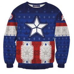 Captain Rogers Unisex Xmas 3D Sweater
