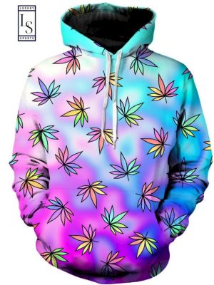 Cascading Marijuana Unisex 3D Hoodie