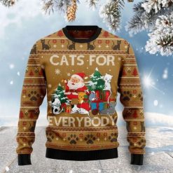 Cats For Everybody Christmas 3D Sweater