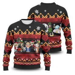 Chibi Revengers Christmas Wool Knitted 3D Sweater