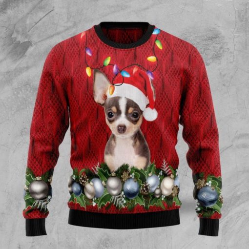 Chihuahua 3D Christmas Sweater