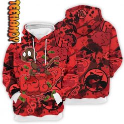 Chile Red Monkey Tommy Fly Hoodie 1