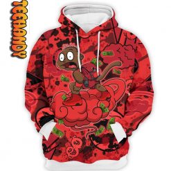 Chile Red Monkey Tommy Fly Hoodie