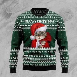Christmas Cat Santa 3D Sweater