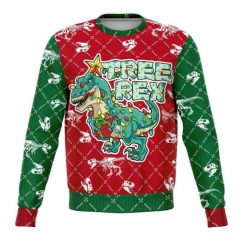 Christmas Funny Tree Rex 3D Sweater