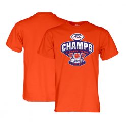 Clemson Tigers 2022 ACC Football Conference Champions Locker Room T-Shirt