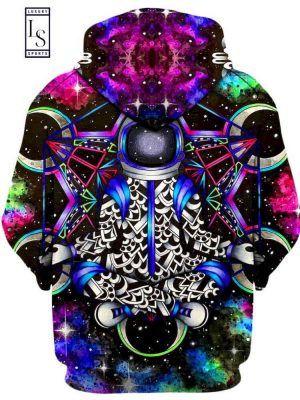 Cosmonaut Unisex 3D Hoodie 2