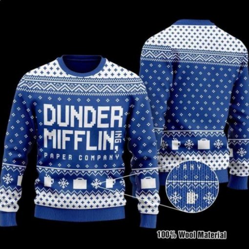 Dunder Mifflin Paper Company -The Office Ugly Christmas Sweater