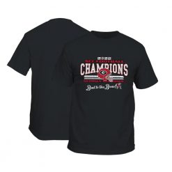 Georgia Bulldogs 2022 SEC Football Conference Champions Stripes T-Shirt