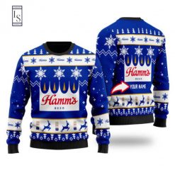 Hamm’s Beer Personalized Ugly Christmas Sweater