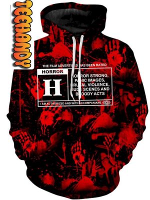 Horror Film 3D Hoodie