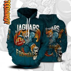 Jacksonville Jaguars Football 3D Hoodie